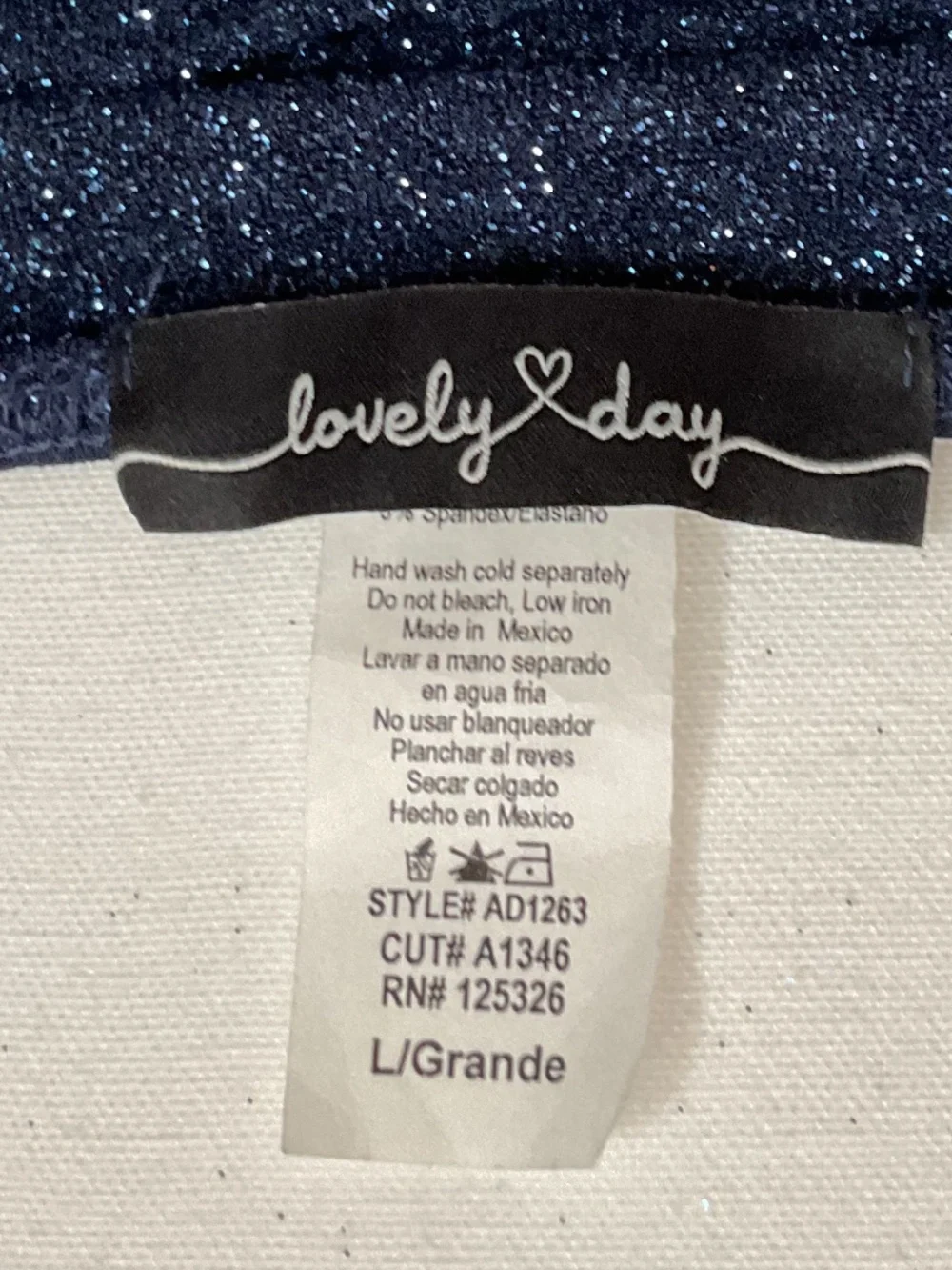 🤩Lovely Day Starlett Ruched Shimmer Midi Dress - size L - Picture 6 of 6